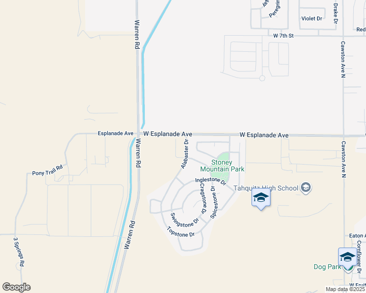 map of restaurants, bars, coffee shops, grocery stores, and more near 1439 Alabaster Drive in Hemet