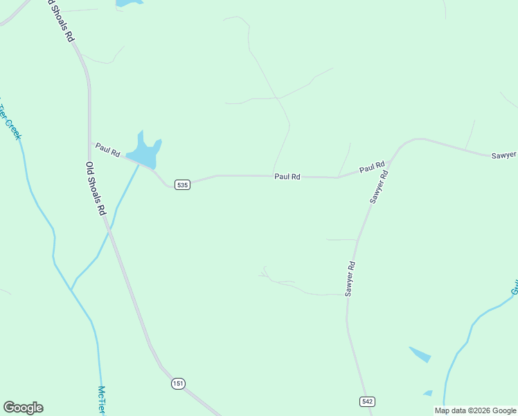 map of restaurants, bars, coffee shops, grocery stores, and more near 242 Paul Road in Monetta