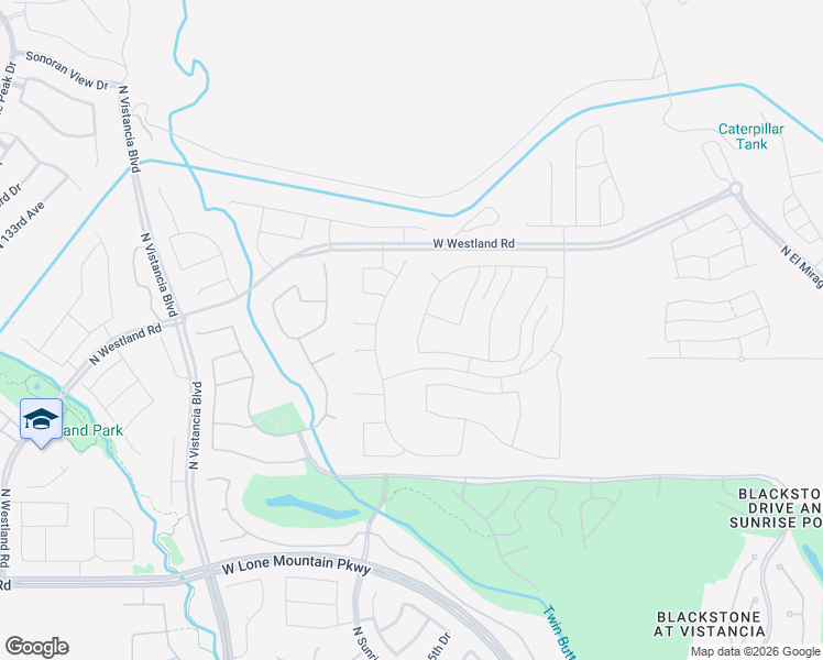 map of restaurants, bars, coffee shops, grocery stores, and more near 31828 North 125th Lane in Peoria