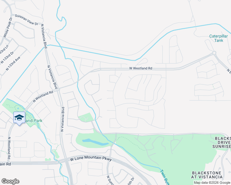 map of restaurants, bars, coffee shops, grocery stores, and more near 31828 North 125th Lane in Peoria