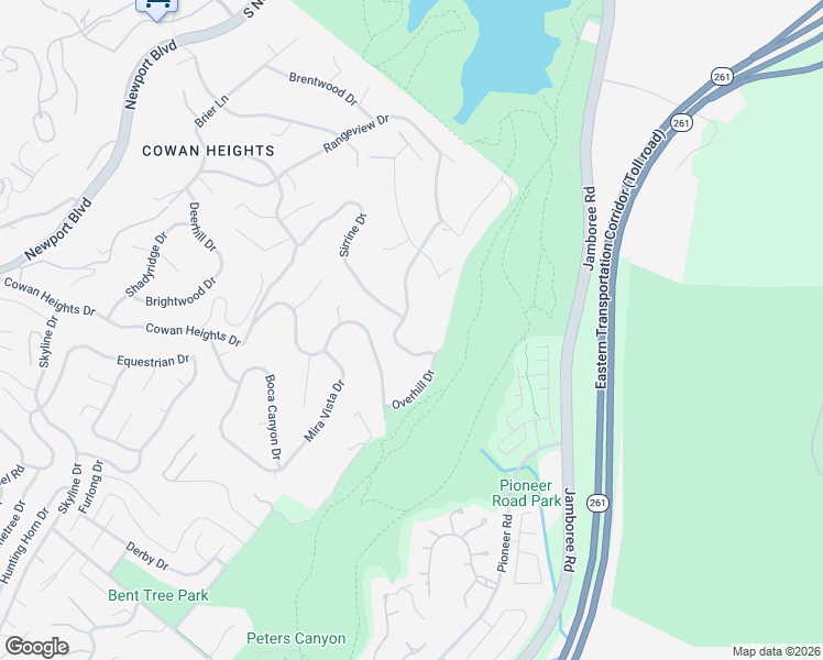 map of restaurants, bars, coffee shops, grocery stores, and more near 1831 Sirrine Drive in Santa Ana