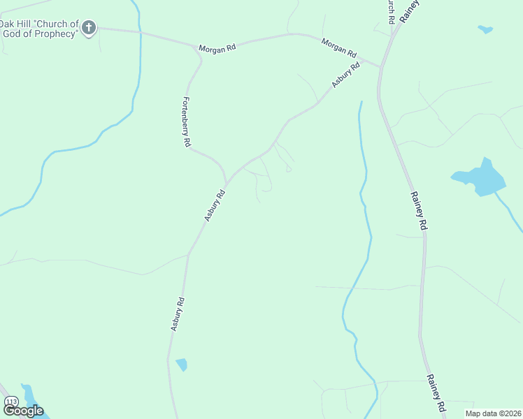 map of restaurants, bars, coffee shops, grocery stores, and more near 1105 Asbury Road in Temple