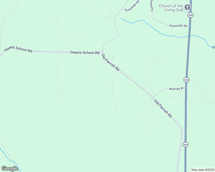 map of restaurants, bars, coffee shops, grocery stores, and more near 156 Cloverleaf Lane in Parrish