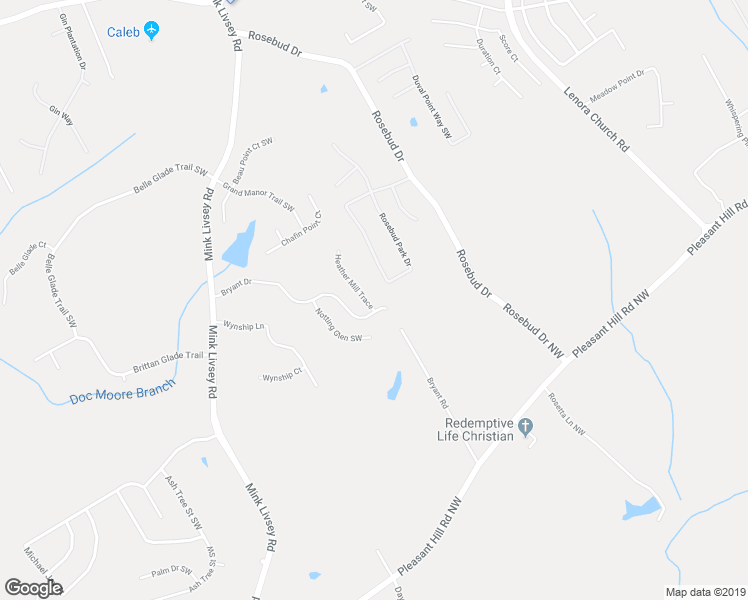 map of restaurants, bars, coffee shops, grocery stores, and more near 4870 Heather Mill Trace in Snellville