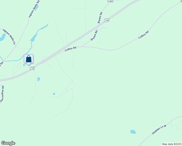 map of restaurants, bars, coffee shops, grocery stores, and more near 334 Collins Road in Ohatchee