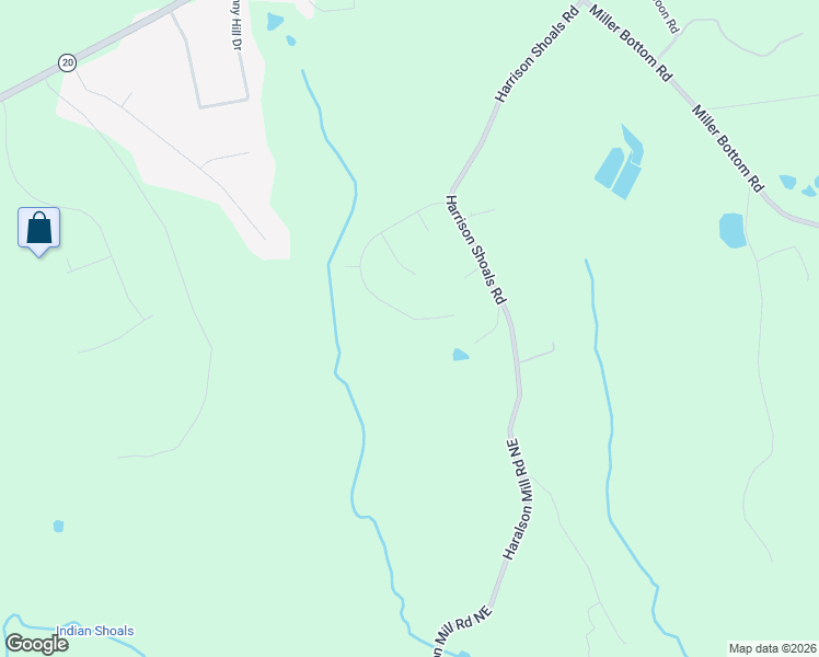 map of restaurants, bars, coffee shops, grocery stores, and more near 481 Harris Drive in Conyers