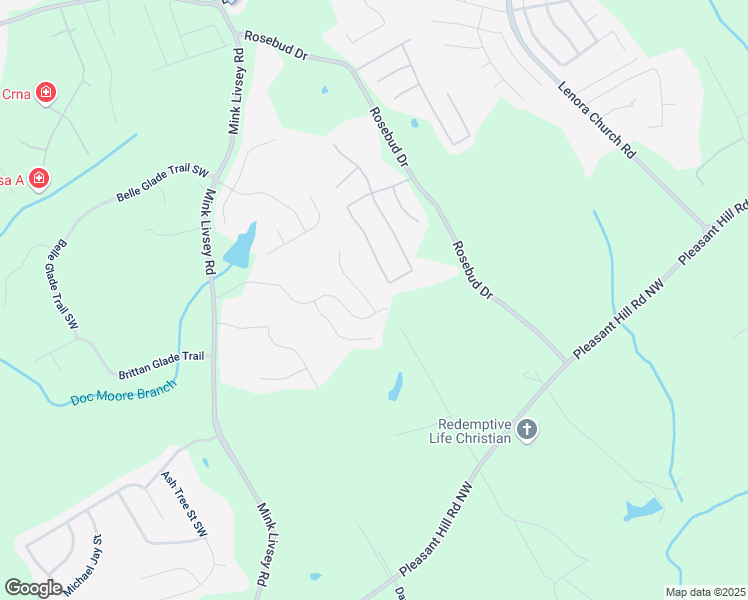 map of restaurants, bars, coffee shops, grocery stores, and more near 4870 Heather Mill Trace in Snellville