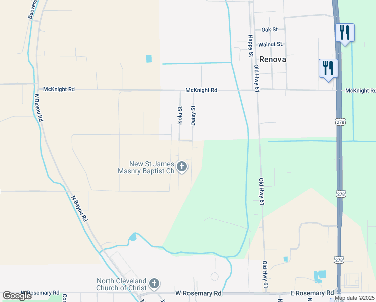 map of restaurants, bars, coffee shops, grocery stores, and more near 139-199 Isola Street in Cleveland