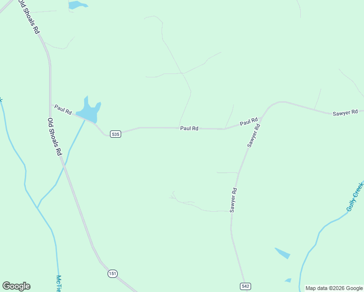 map of restaurants, bars, coffee shops, grocery stores, and more near 242 Paul Road in Monetta