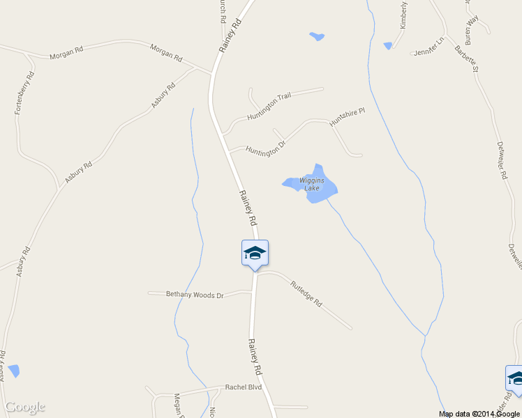 map of restaurants, bars, coffee shops, grocery stores, and more near 1413 Rainey Rd in Temple