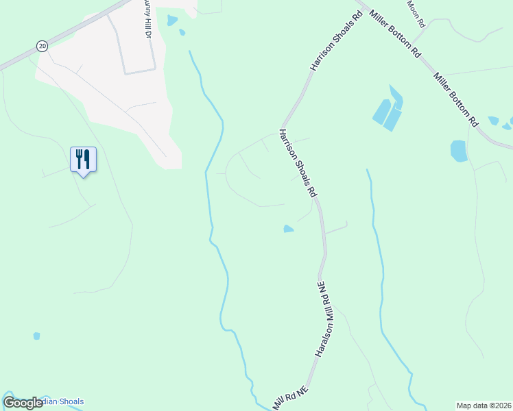 map of restaurants, bars, coffee shops, grocery stores, and more near 481 Harris Dr in Conyers