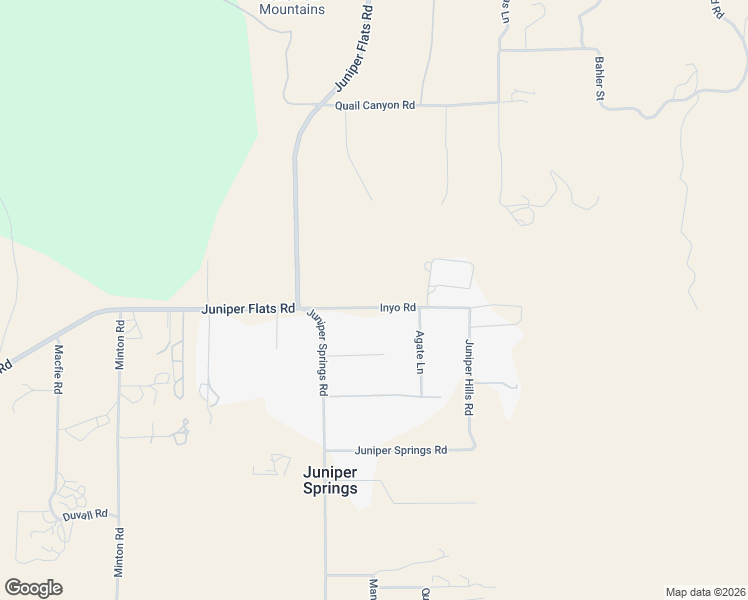 map of restaurants, bars, coffee shops, grocery stores, and more near 33127 Inyo Road in Homeland