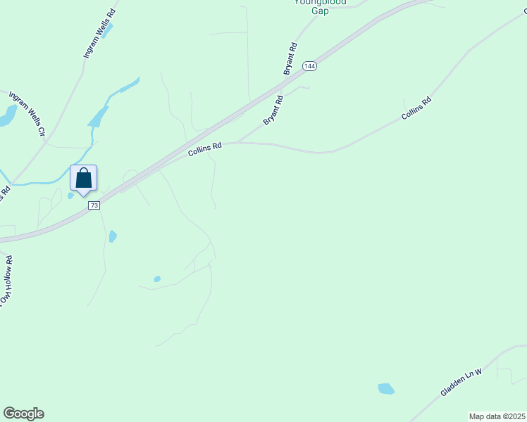 map of restaurants, bars, coffee shops, grocery stores, and more near 334 Collins Road in Ohatchee