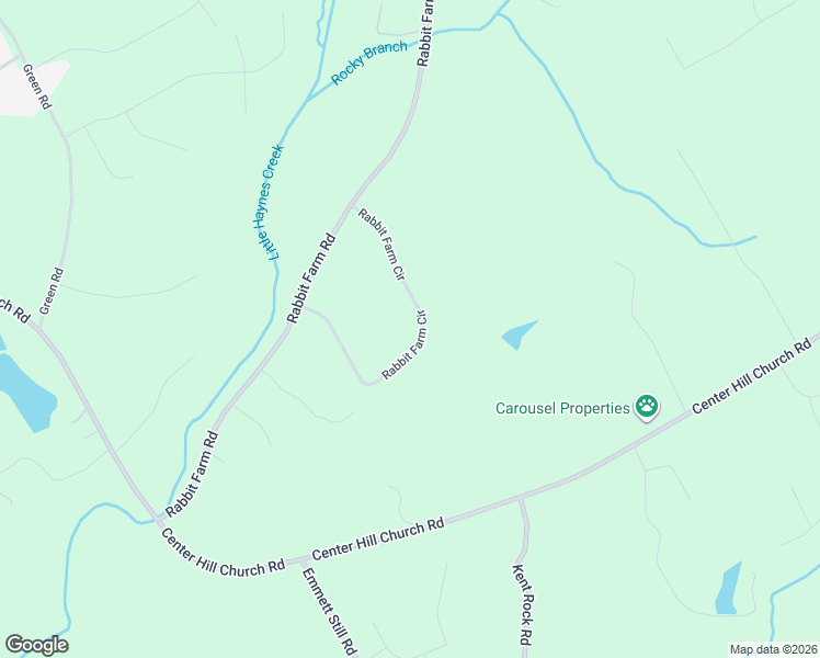 map of restaurants, bars, coffee shops, grocery stores, and more near 2330 Rabbit Farm Circle in Loganville