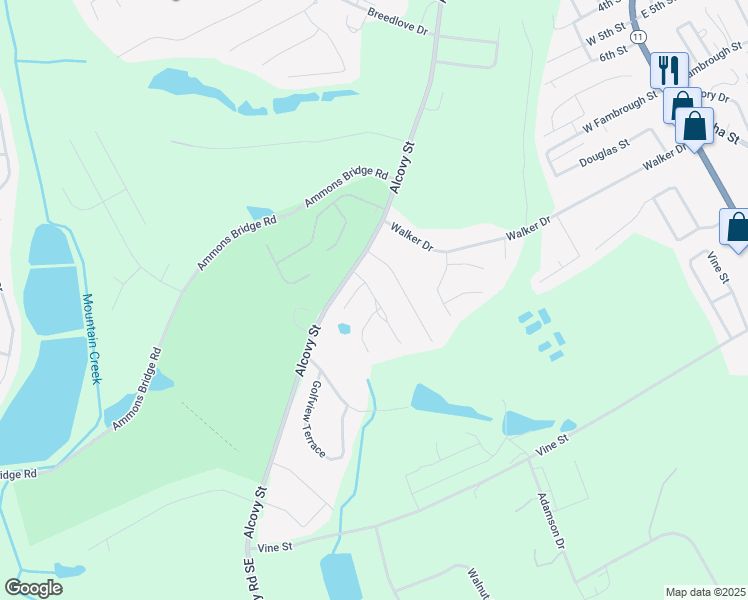 map of restaurants, bars, coffee shops, grocery stores, and more near 730 Stone Creek Drive in Monroe