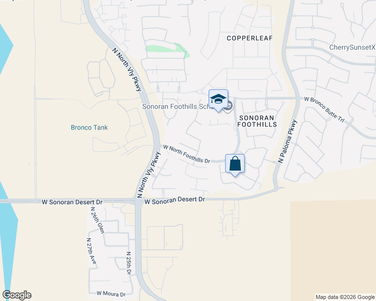 map of restaurants, bars, coffee shops, grocery stores, and more near 2209 West Forest Pleasant Place in Phoenix