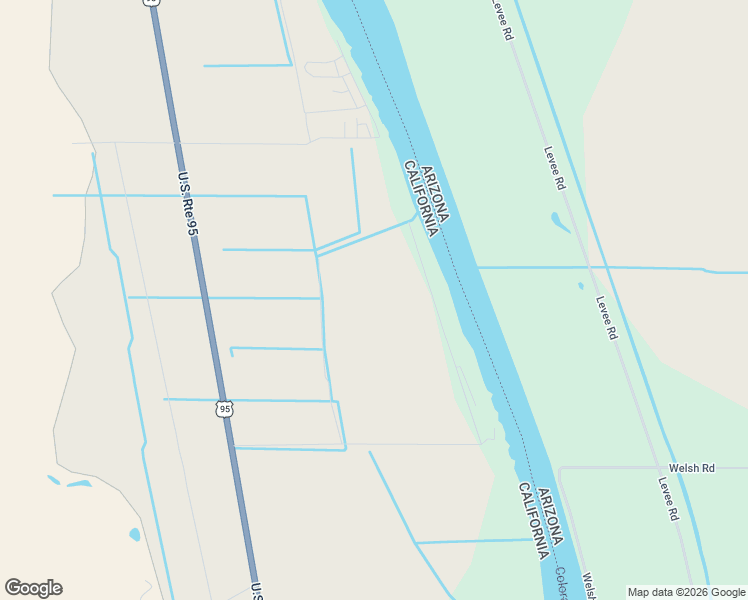 map of restaurants, bars, coffee shops, grocery stores, and more near 1300 U.S. 95 in Blythe