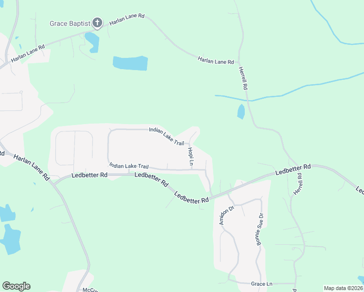 map of restaurants, bars, coffee shops, grocery stores, and more near 215 Indian Lake Trail in Villa Rica