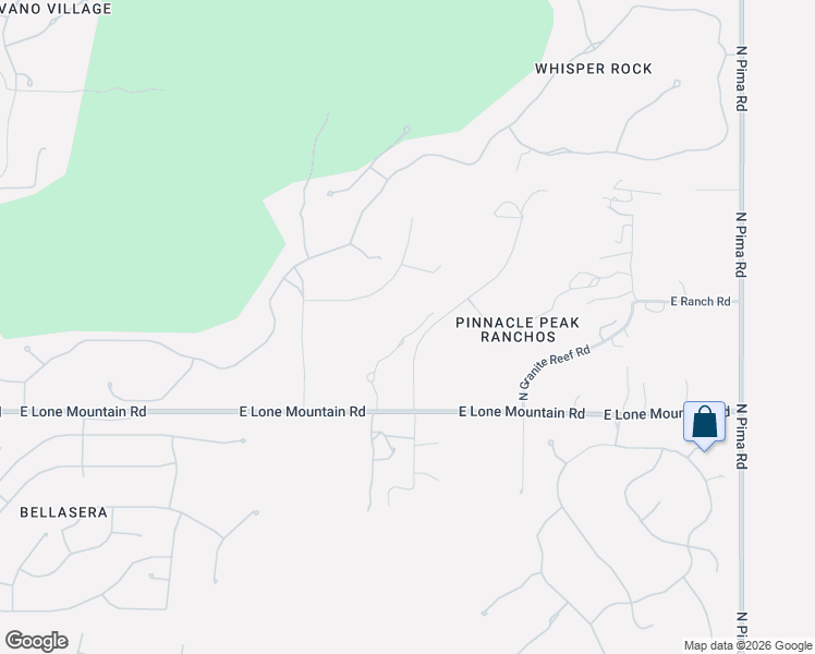 map of restaurants, bars, coffee shops, grocery stores, and more near 31602 North Black Cross Road in Scottsdale