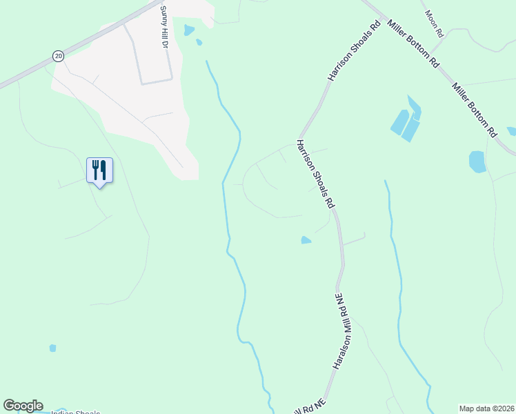 map of restaurants, bars, coffee shops, grocery stores, and more near 469 Harris Drive in Conyers