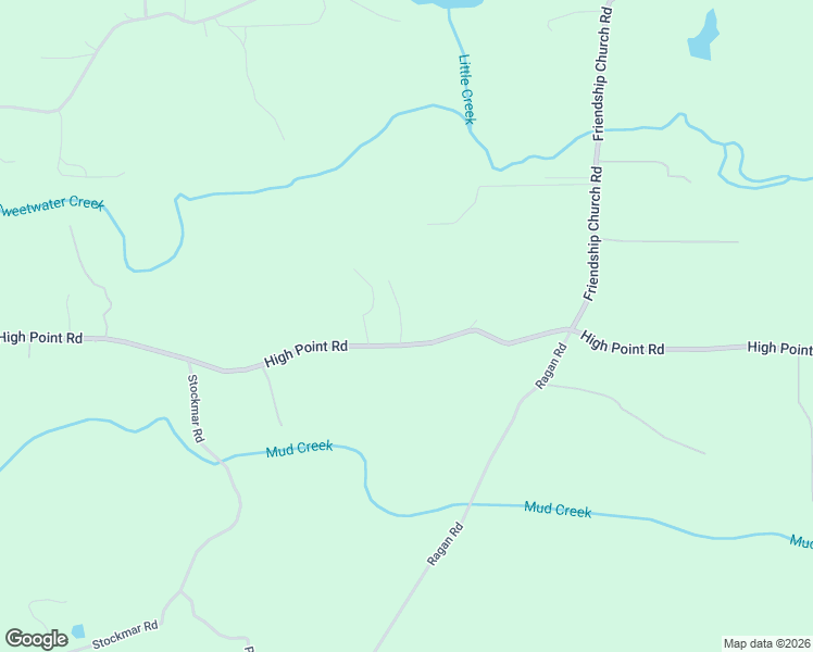 map of restaurants, bars, coffee shops, grocery stores, and more near 8864 High Point Road in Villa Rica