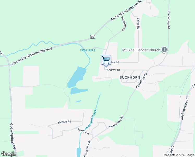 map of restaurants, bars, coffee shops, grocery stores, and more near 15 Zoe Court in Weaver
