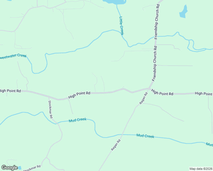 map of restaurants, bars, coffee shops, grocery stores, and more near 8864 High Point Road in Villa Rica