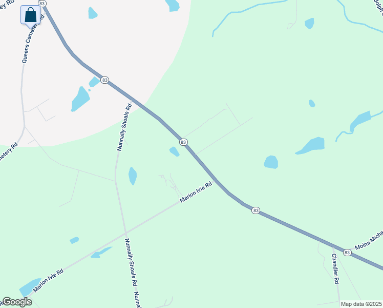 map of restaurants, bars, coffee shops, grocery stores, and more near 3549 Georgia 83 in Good Hope