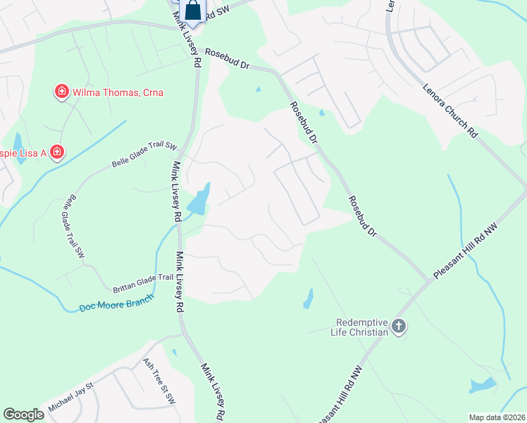 map of restaurants, bars, coffee shops, grocery stores, and more near 4761 Heather Mill Trace in Snellville