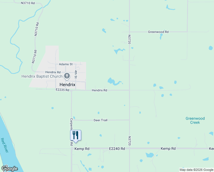 map of restaurants, bars, coffee shops, grocery stores, and more near in Hendrix