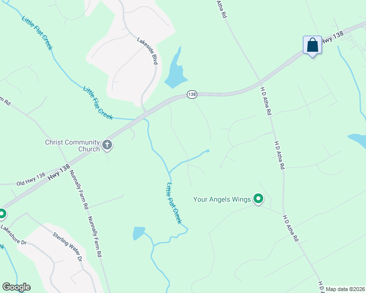 map of restaurants, bars, coffee shops, grocery stores, and more near 4065 Jewel Ridge in Monroe