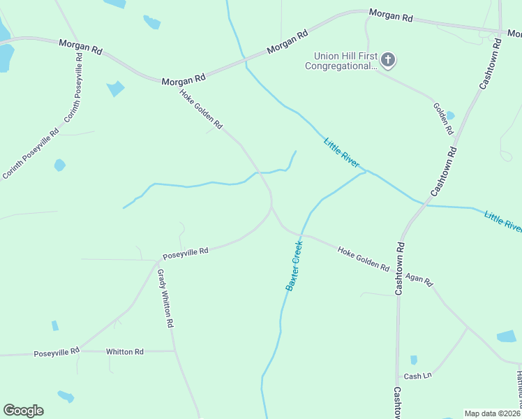 map of restaurants, bars, coffee shops, grocery stores, and more near 261 Hoke Golden Road in Bremen