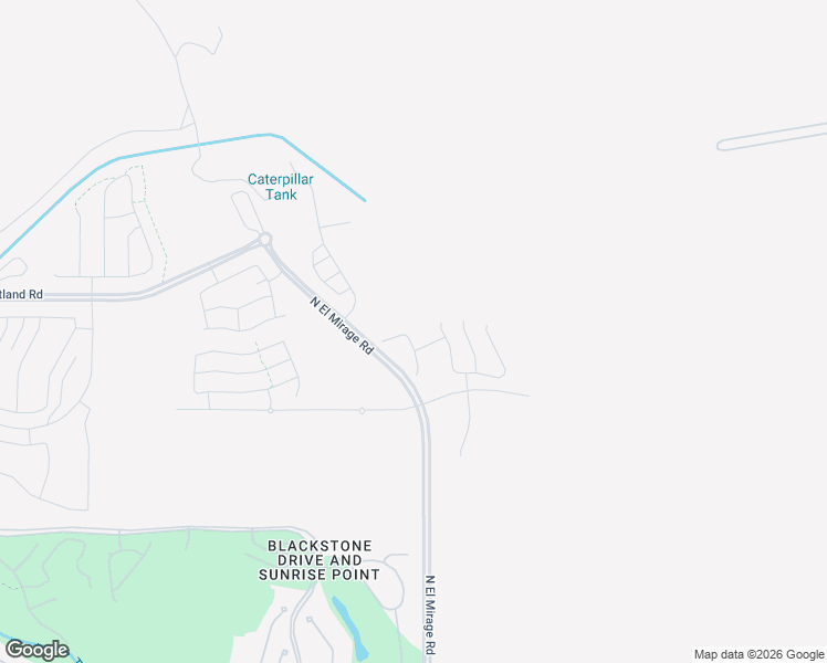 map of restaurants, bars, coffee shops, grocery stores, and more near Central Arizona Project Canal Service Road in Peoria