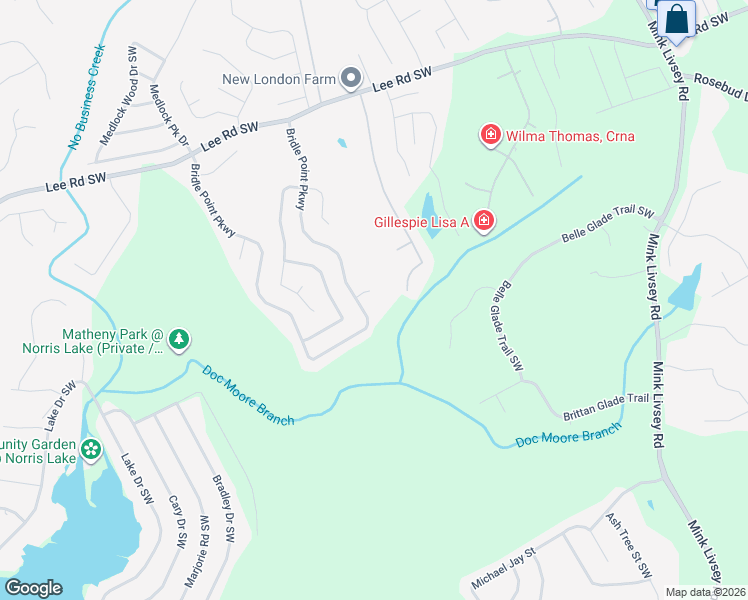 map of restaurants, bars, coffee shops, grocery stores, and more near 4018 Brumby Way in Snellville