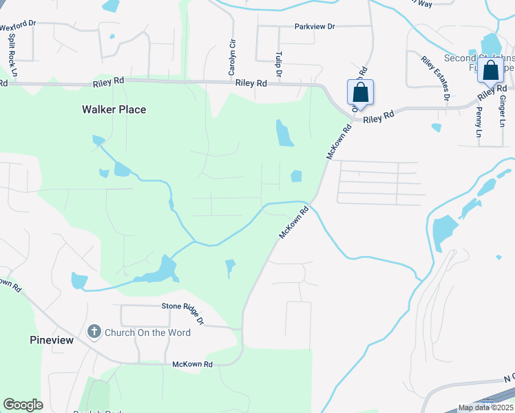 map of restaurants, bars, coffee shops, grocery stores, and more near 3357 Saddleton Way in Douglasville