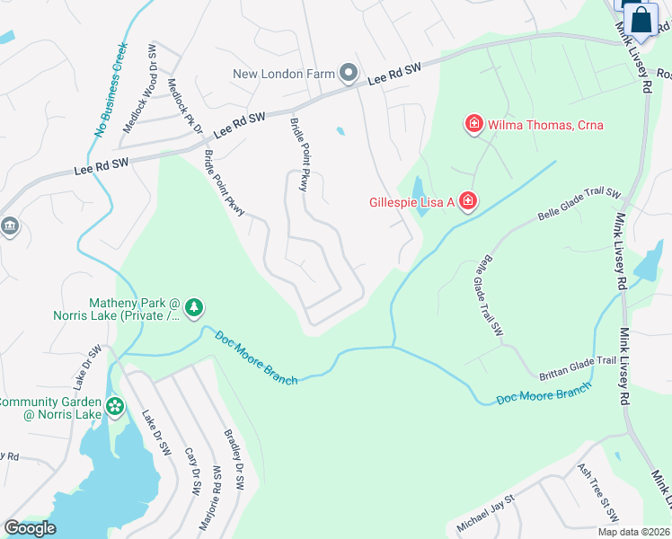 map of restaurants, bars, coffee shops, grocery stores, and more near 5070 Bridle Point Parkway in Snellville