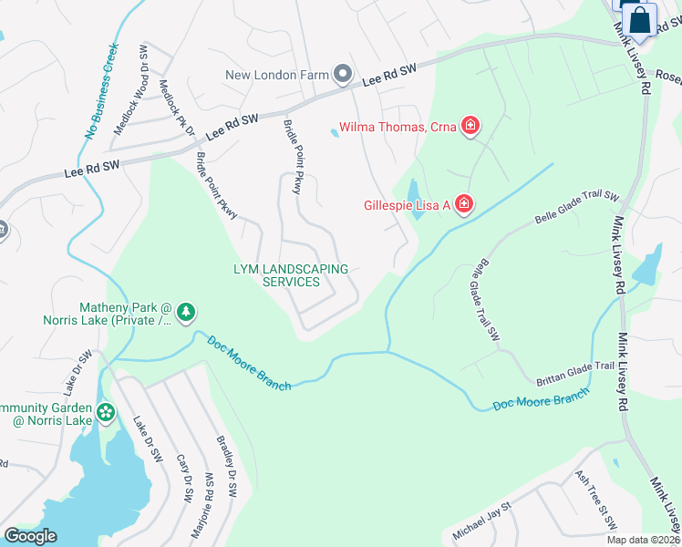 map of restaurants, bars, coffee shops, grocery stores, and more near 5060 Bridle Point Parkway in Snellville