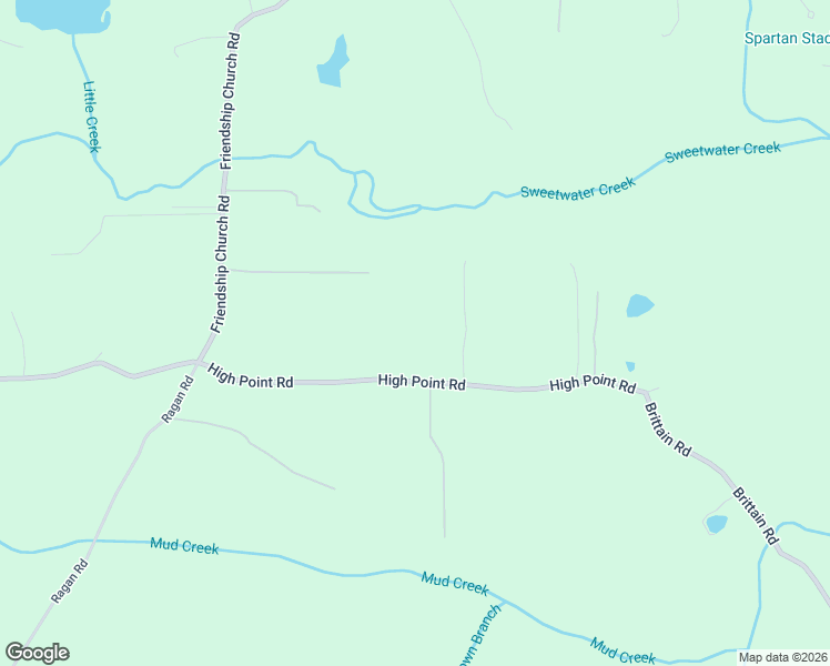 map of restaurants, bars, coffee shops, grocery stores, and more near 8484 High Point Road in Douglasville