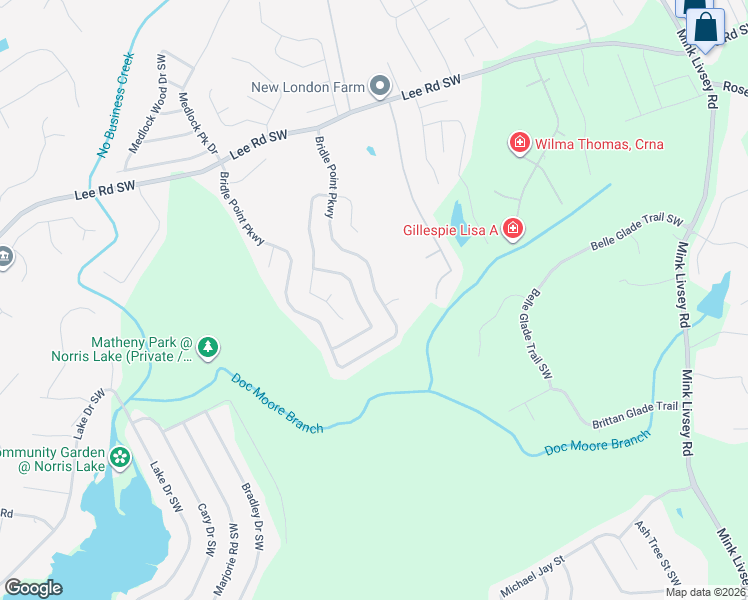 map of restaurants, bars, coffee shops, grocery stores, and more near 5070 Bridle Point Parkway in Snellville