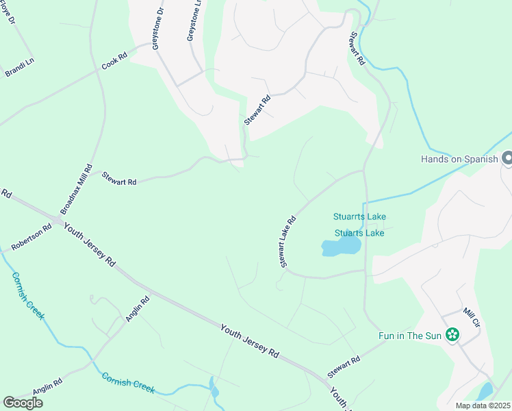map of restaurants, bars, coffee shops, grocery stores, and more near 3221 Stewart Lake Road in Monroe