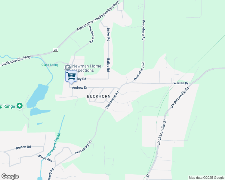 map of restaurants, bars, coffee shops, grocery stores, and more near 24 Wilson Way in Weaver