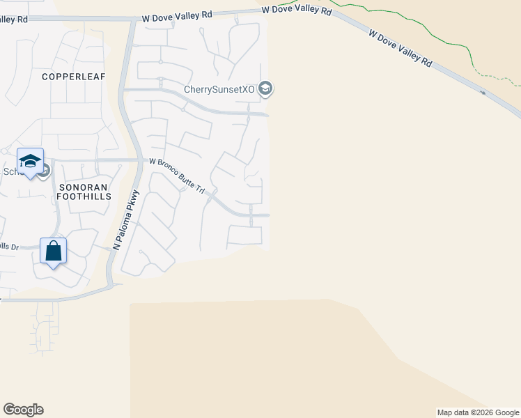 map of restaurants, bars, coffee shops, grocery stores, and more near 1509 West Calle Escuda in Phoenix