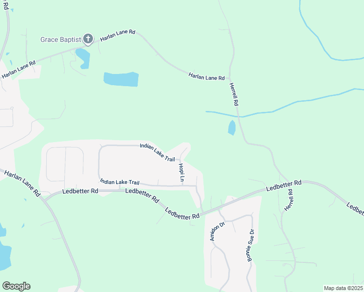 map of restaurants, bars, coffee shops, grocery stores, and more near 424 Hopi Lane in Villa Rica