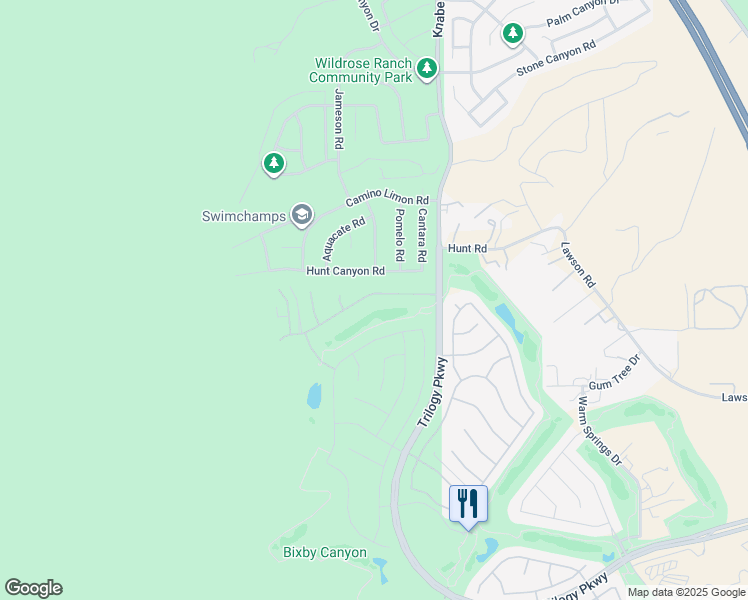 map of restaurants, bars, coffee shops, grocery stores, and more near 8843 Cuyamaca Street in Corona