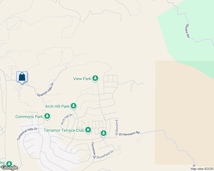 map of restaurants, bars, coffee shops, grocery stores, and more near 11894 Greenpeak Street in Temescal Valley