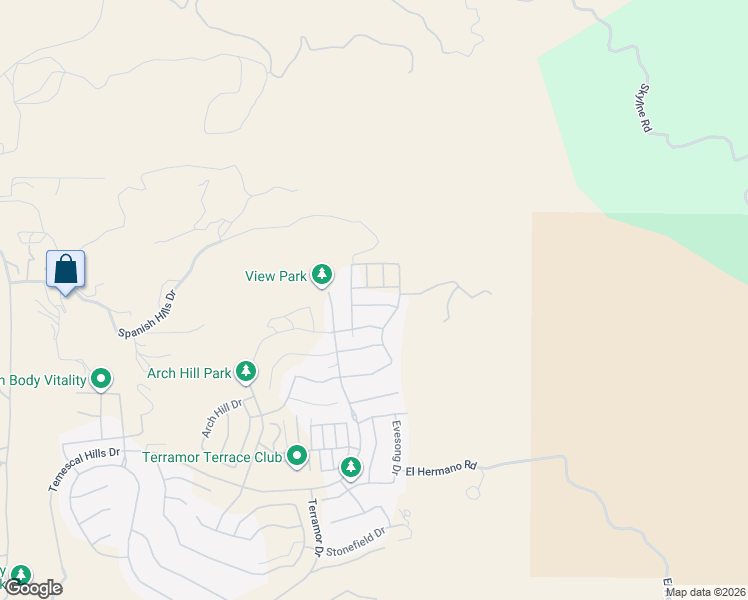 map of restaurants, bars, coffee shops, grocery stores, and more near 11930 Greenpeak Street in Temescal Valley