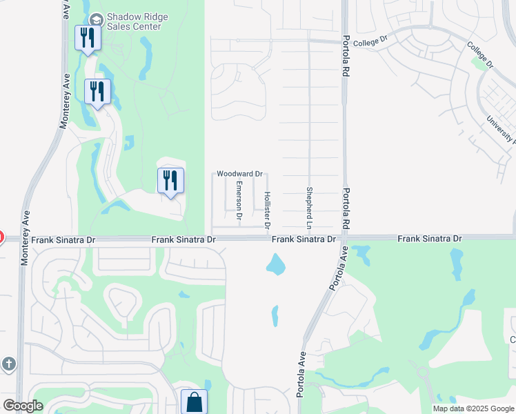 map of restaurants, bars, coffee shops, grocery stores, and more near 37816 Driscoll Street in Palm Desert