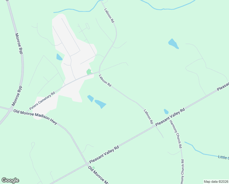 map of restaurants, bars, coffee shops, grocery stores, and more near 1409 Laboon Road in Monroe