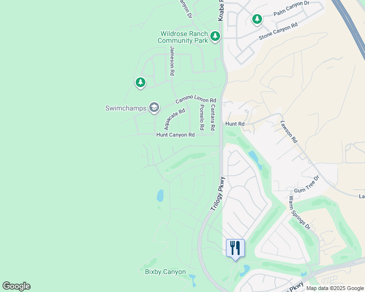 map of restaurants, bars, coffee shops, grocery stores, and more near 8843 Cuyamaca Street in Corona