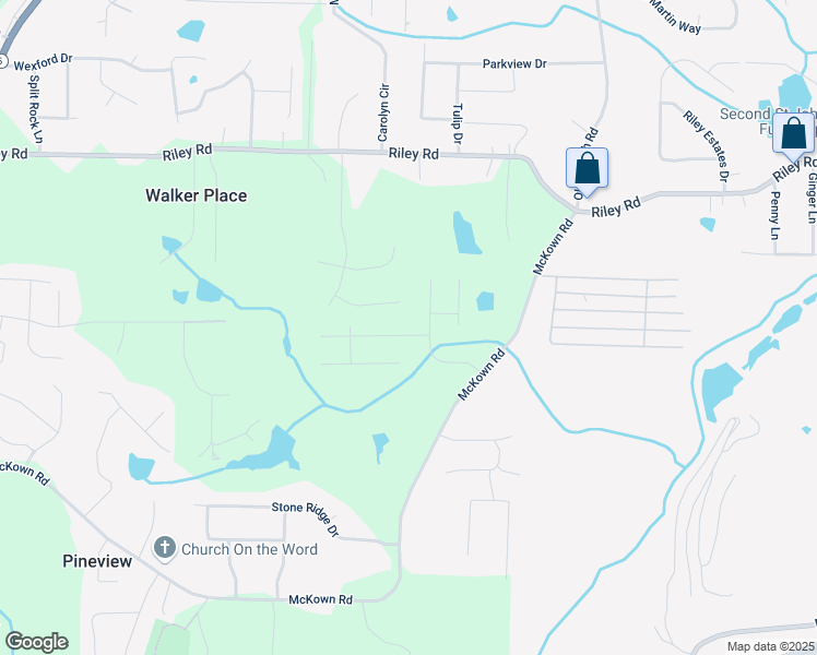 map of restaurants, bars, coffee shops, grocery stores, and more near 3380 Saddleton Way in Douglasville
